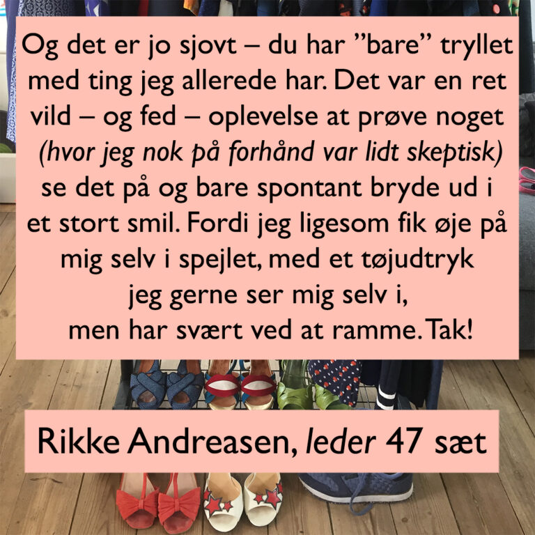 Rikke Andreasen 47 sæt