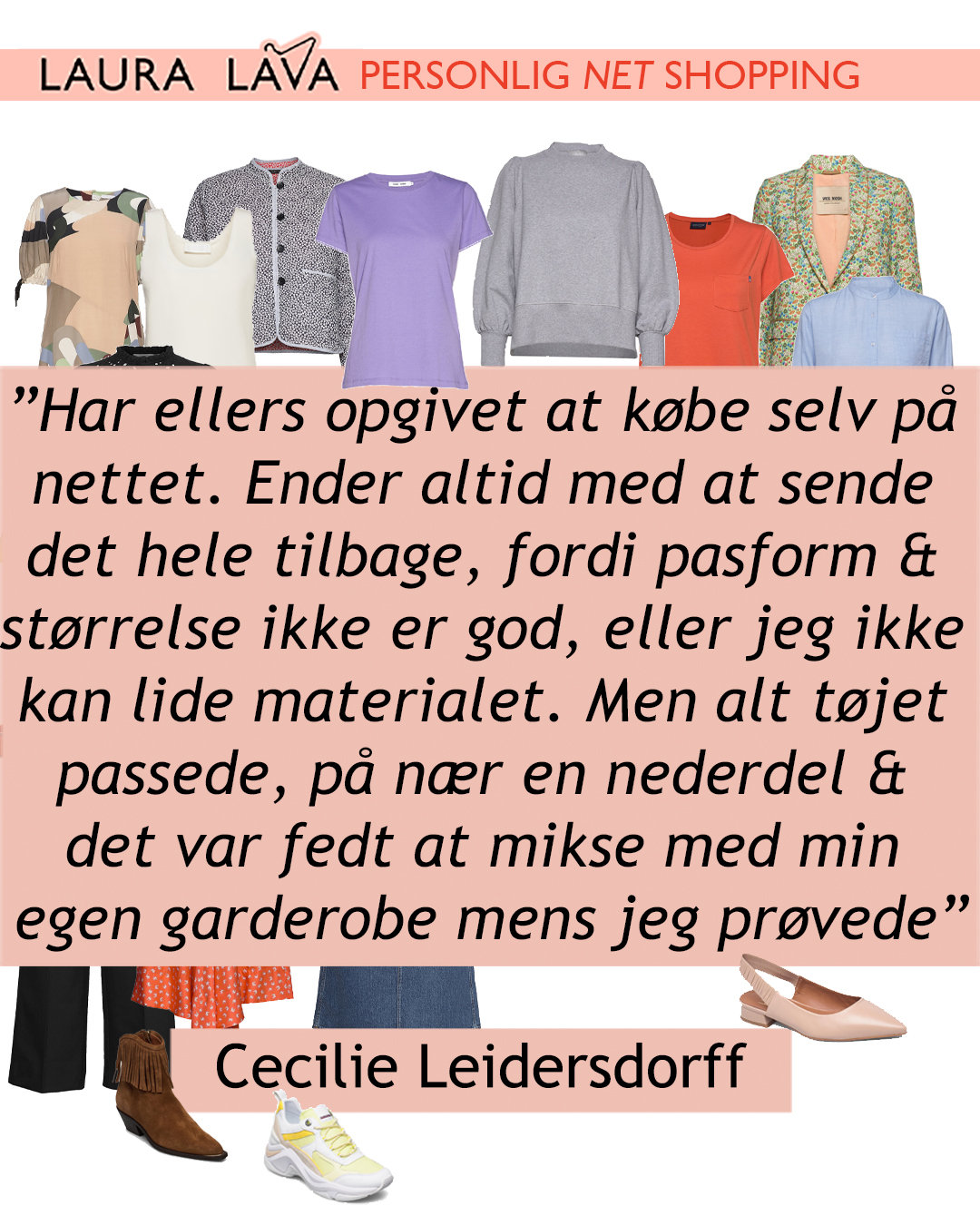 1080 x 1350 px Personlig Shopping Cecilie